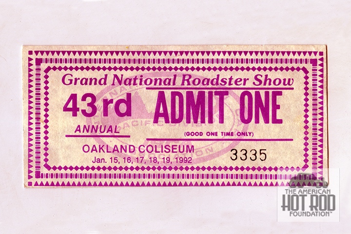 FEA_062_43rd GNRS Entry Ticket 92