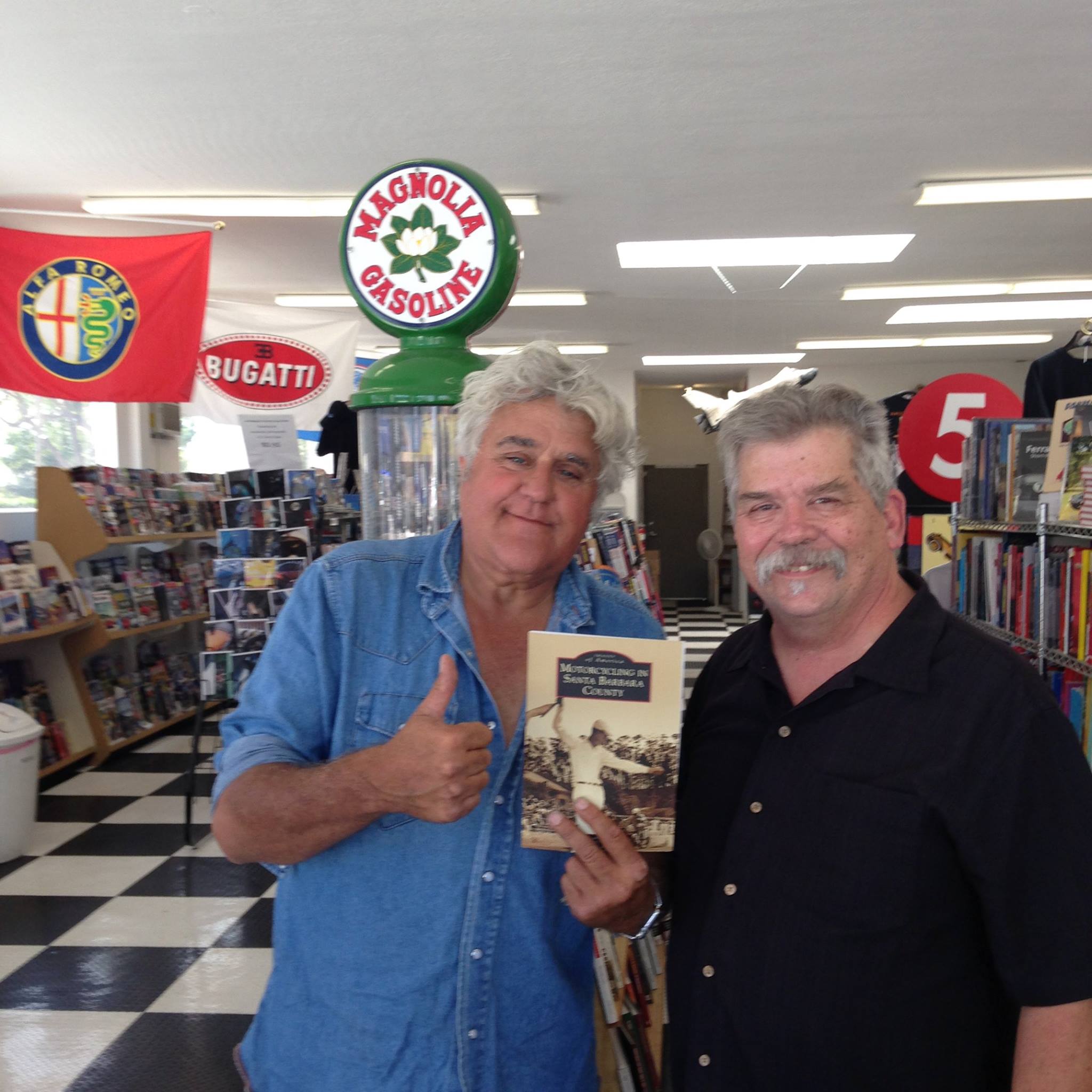 Tony Baker with Jay Leno